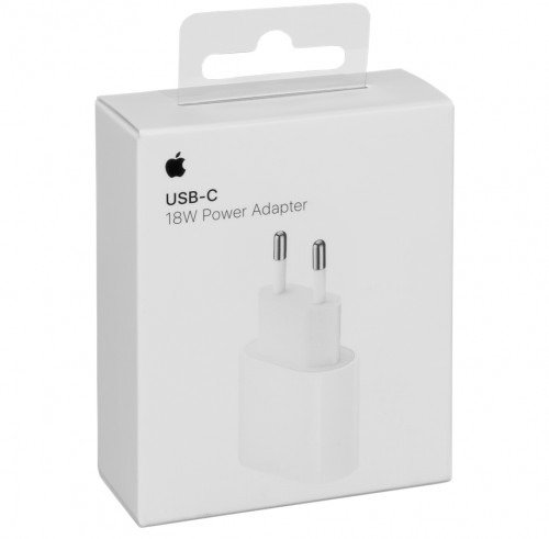 Apple MU7V2ZM/A gyári 18W USB-C hálózati töltő adapter (dobozos verzió)