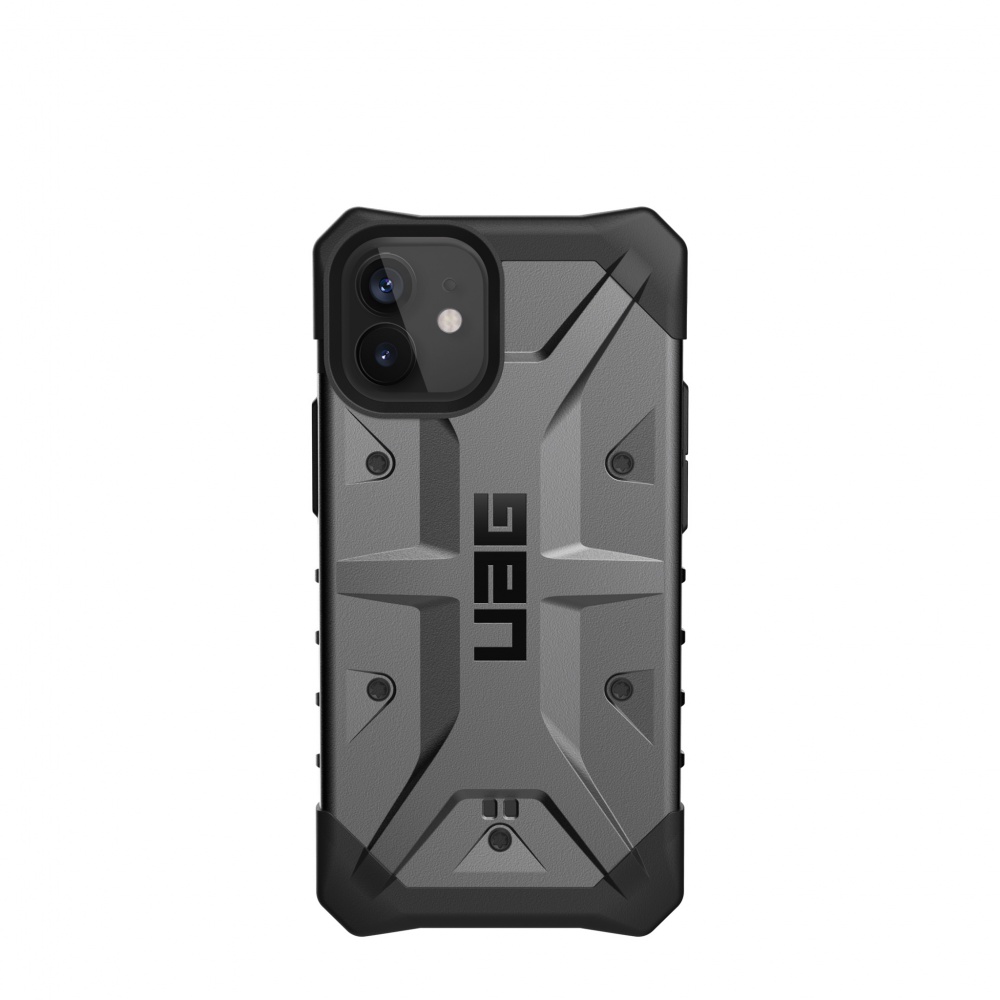 iPhone 12 mini UAG Pathfinder fokozott védelmet biztosító tok ezüst színben