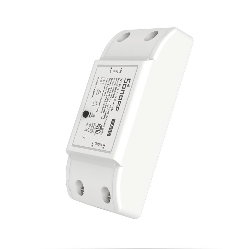 Sonoff BASIC R2 Wi-Fi vezeték nélküli okos kapcsoló, okosrelé fehér (M0802010001)