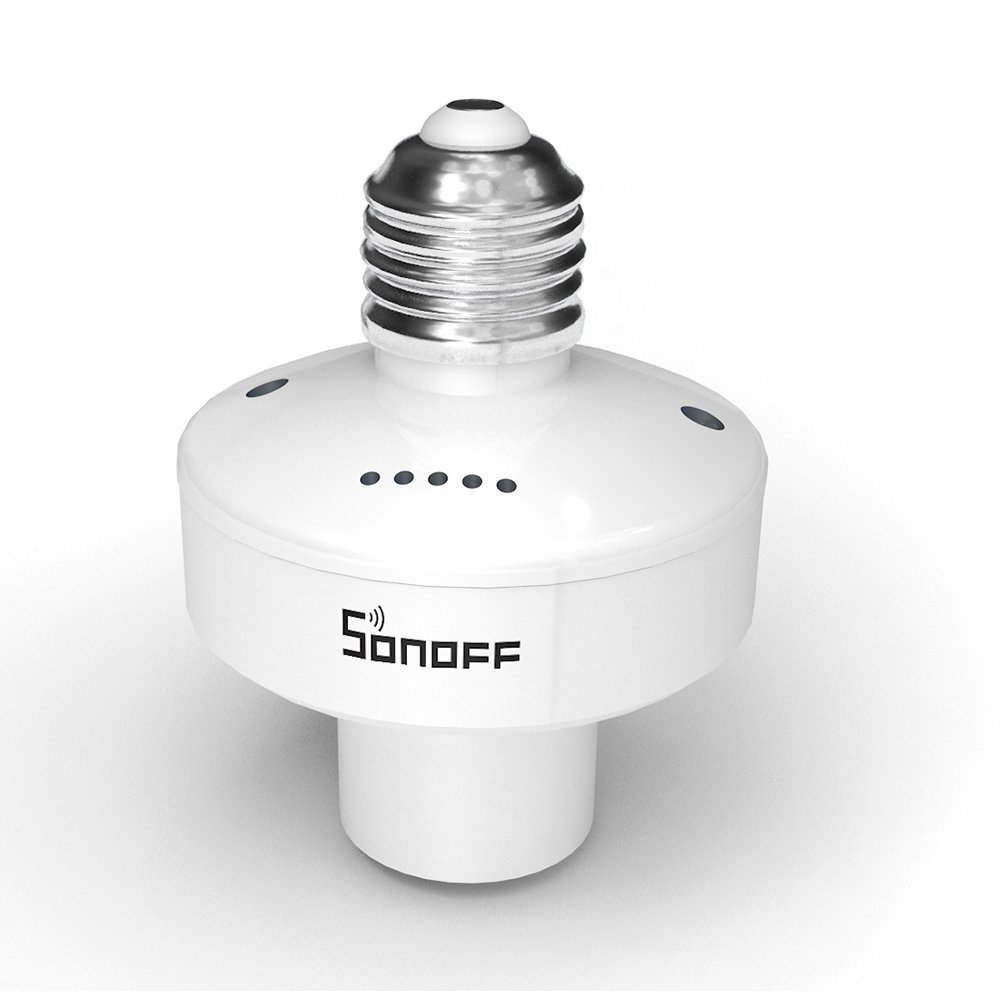 Sonoff Slampher R2 okos smart villanykörte aljzat Wi-Fi RF 433 MHz fehér (IM190528001)