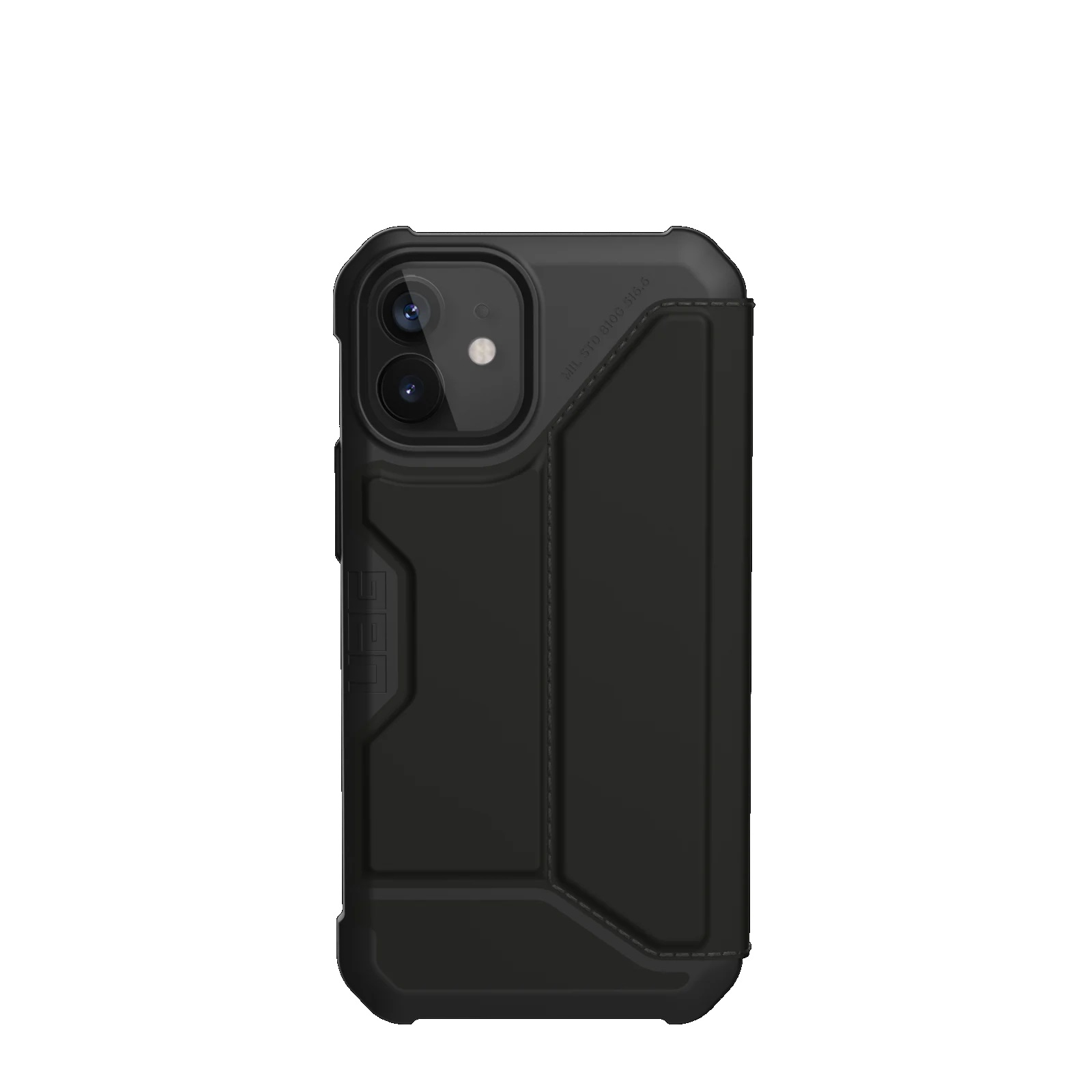iPhone 12 mini UAG Metropolis fokozott védelmet biztosító fliptok fekete