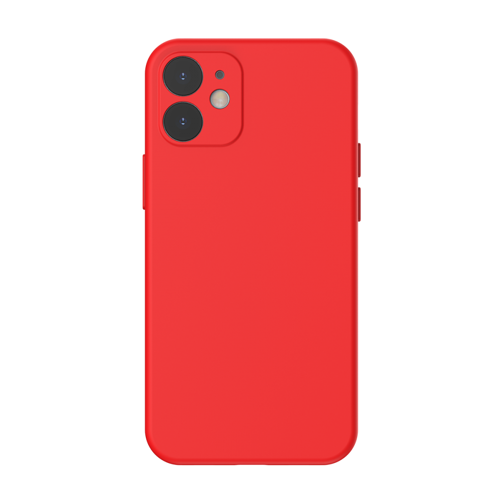 iPhone 12 mini Baseus Liquid Silica Gel tok piros (WIAPIPH61P-YT09)
