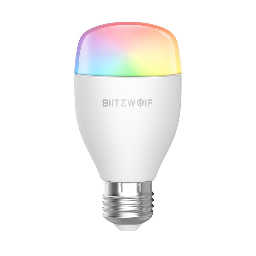 Blitzwolf RGB színes villanykörte, okosizzó, wifi-s izzó (BW-LT27)