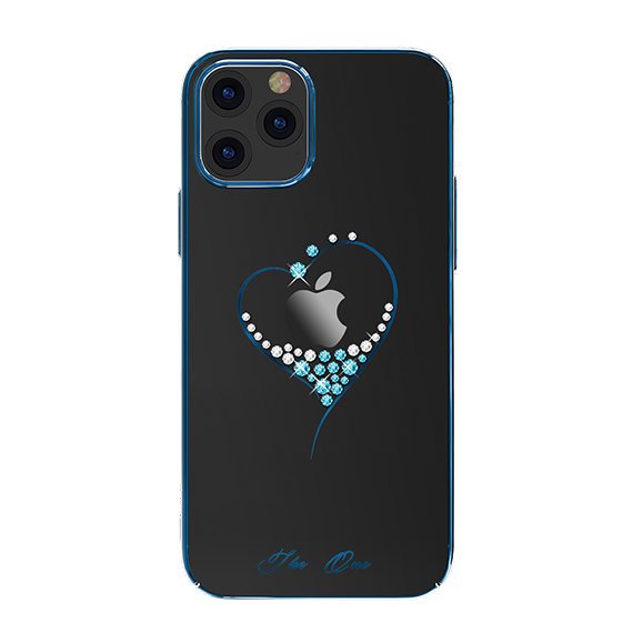 Kingxbar Wish Series tok Swarovski kristállyal iPhone 12 Pro MAX kék