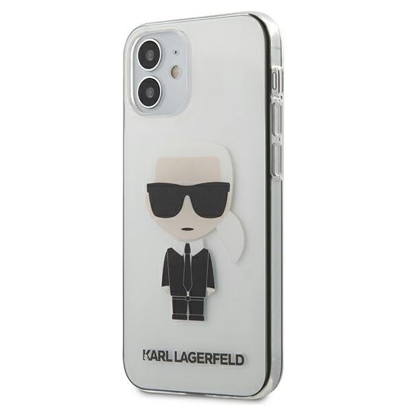 iPhone 12 mini Karl Lagerfeld KLHCP12STRIK Ikonik Karl tok átlátszó