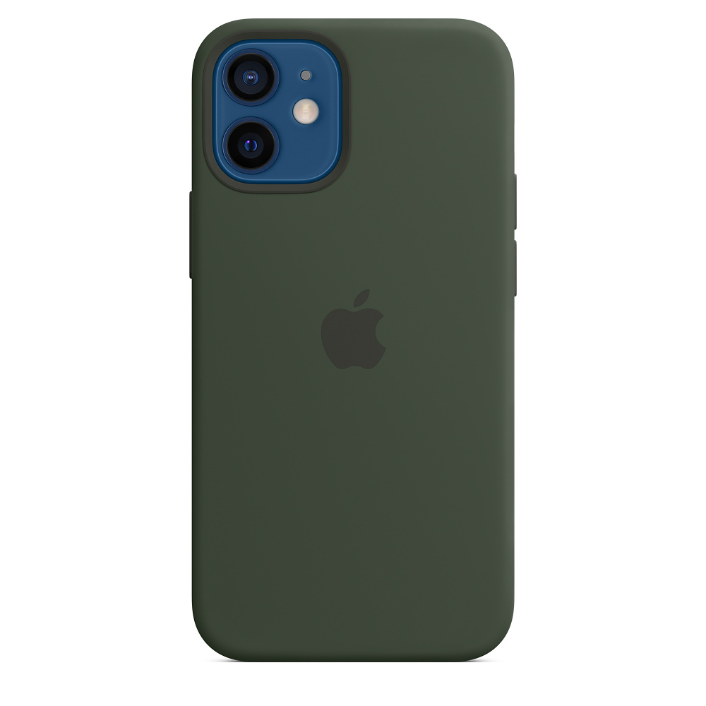 iPhone 12 mini Apple gyári szilikon tok Cyprus Green színben (MHKR3ZM/A)