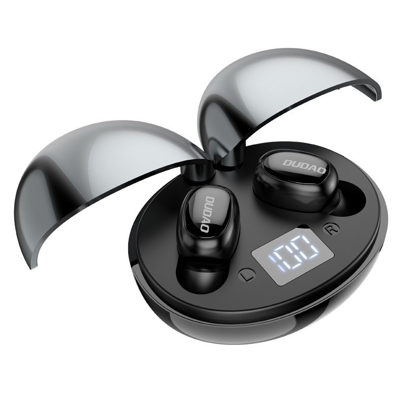 Dudao TWS Bluetooth 5.0 vezeték nélküli fülhallgató fekete (U14)
