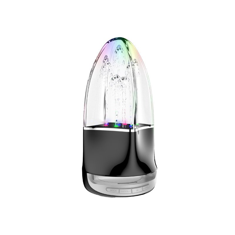 Dudao Vezeték nélküli  Bluetooth 5.0 hangszóró vízeséssel és RGB LED világítással fekete (Y11)