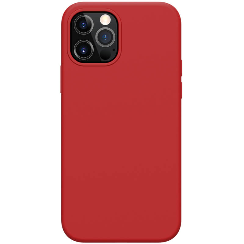 iPhone 12/ 12 Pro Nillkin Flex Pure Liquid szilikon tok piros