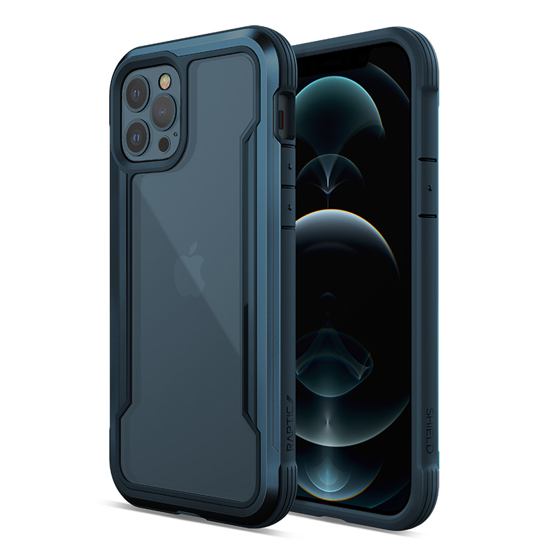 X-Doria Raptic Shield iPhone 12 / iPhone 12 Pro alumínium tok kék