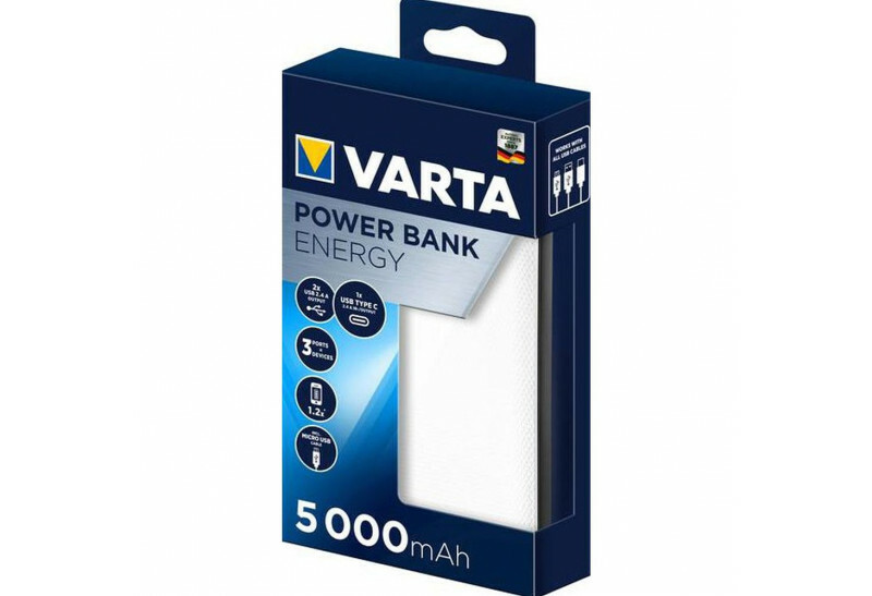 VARTA Power Bank Energy 5000mAh fehér