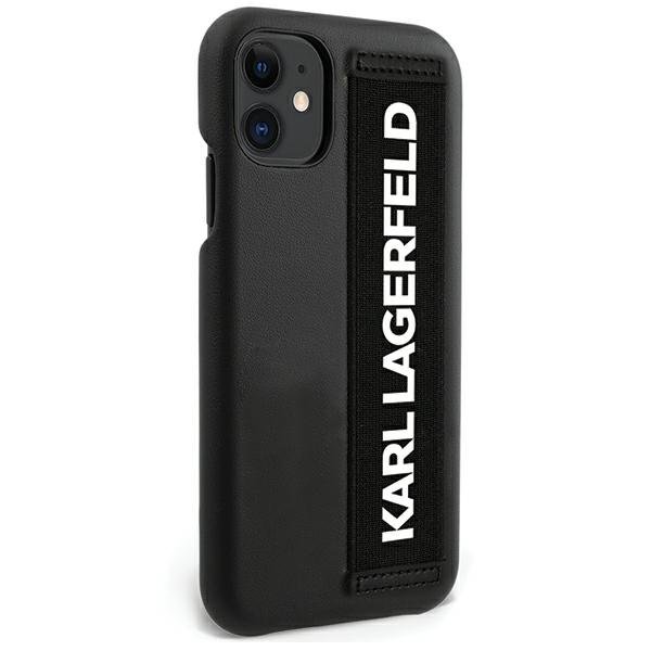 iPhone 12 mini Karl Lagerfeld KLHCP12SSTKLBK keménytok fekete