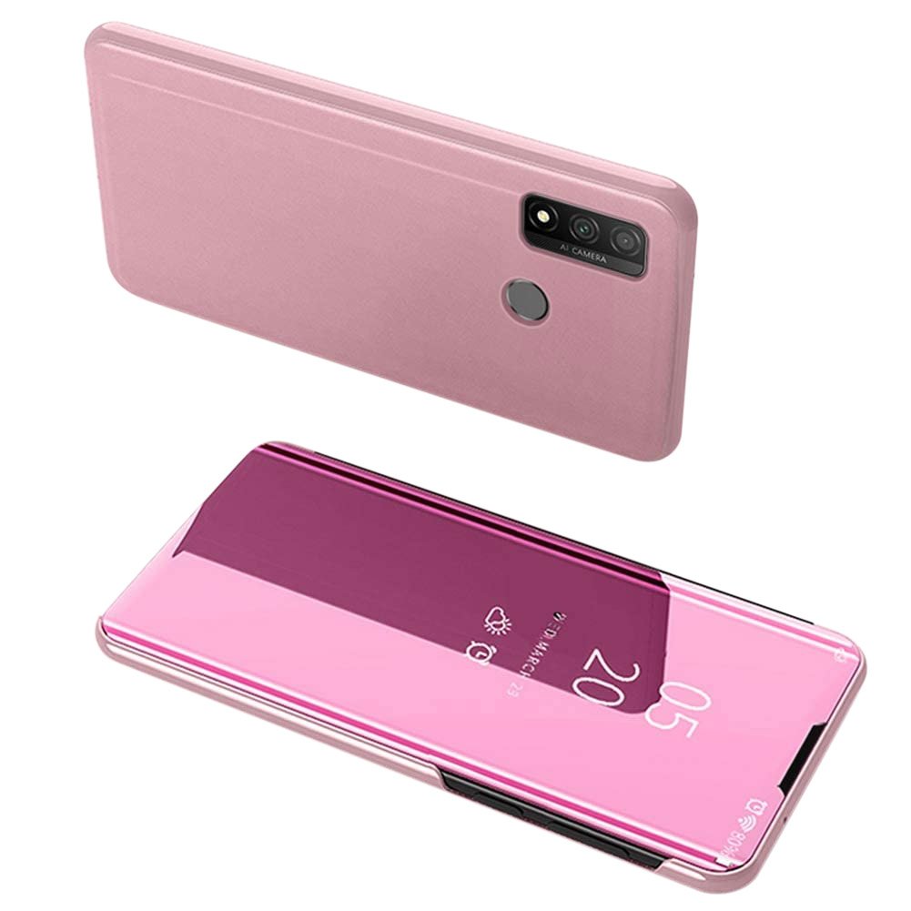 Clear View fliptok Huawei P Smart 2020 pink