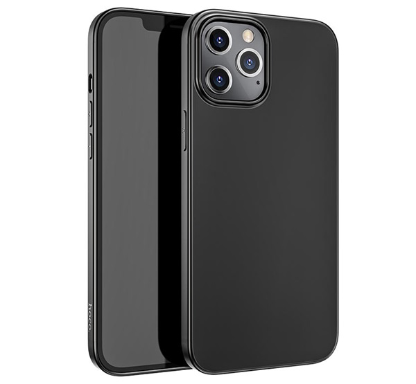 HOCO THIN 0.45mm ultravékony műanyag tok iPhone 12 Pro MAX fekete