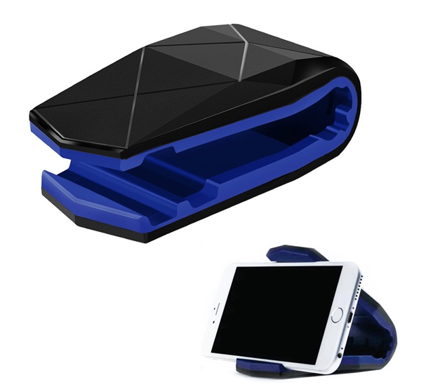 Asztali telefontartó műanyag, univerzális, 6.5'' méretig kék