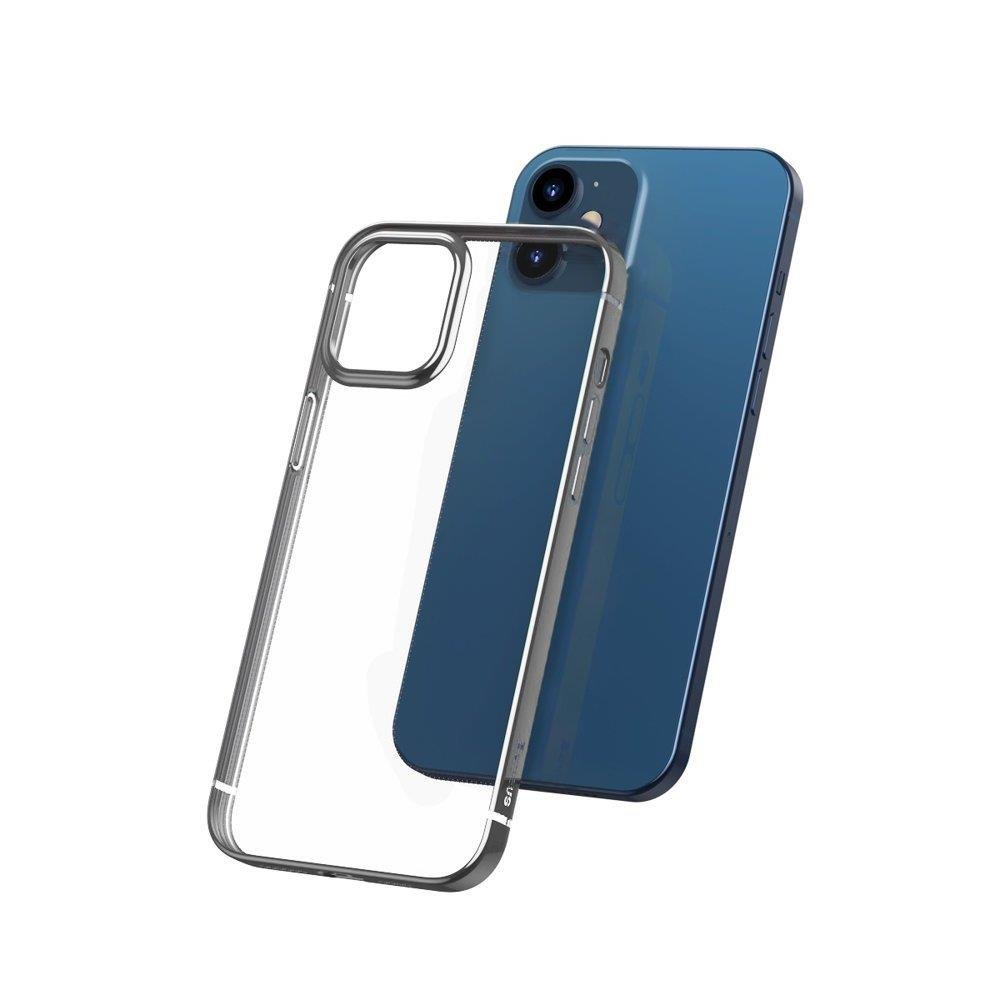Baseus Shining flexibilis gél tok iPhone 12/ 12 Pro ezüst (ARAPIPH61N-MD0S)