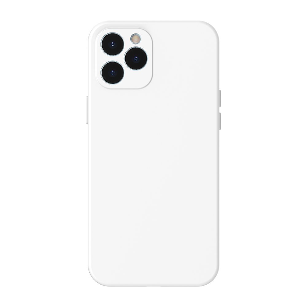 iPhone 12 Pro Baseus Liquid Silica Gel tok Ivory fehér (WIAPIPH61P-YT02)