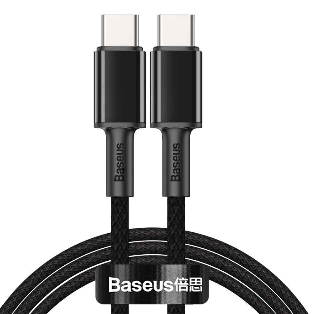 Baseus USB Type C - USB Type C kábel Power Delivery Quick Charge 100W 5A 1m fekete (CATGD-01)
