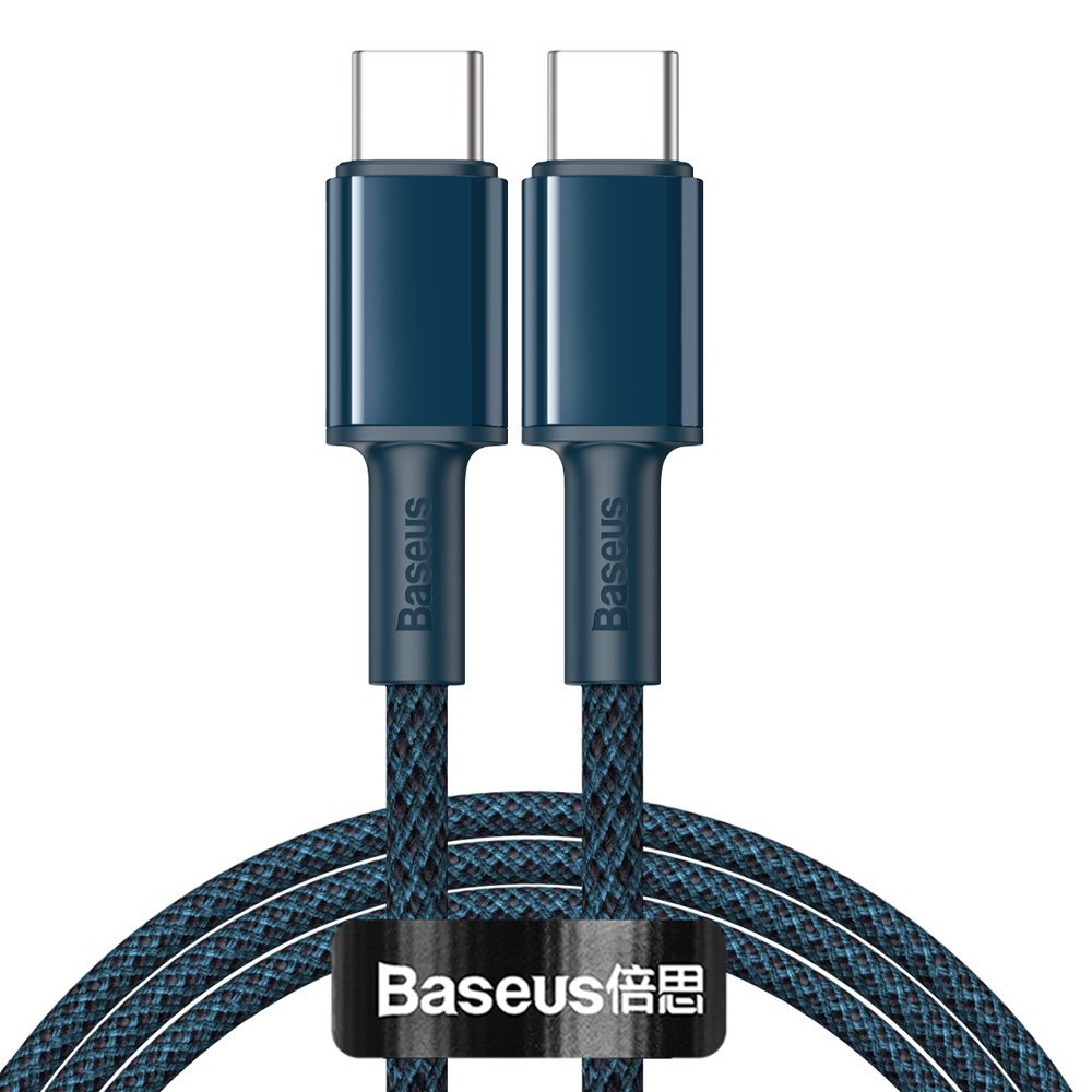 Baseus USB Type C - USB Type C kábel Power Delivery Quick Charge 100W 5A 2m kék (CATGD-A03)