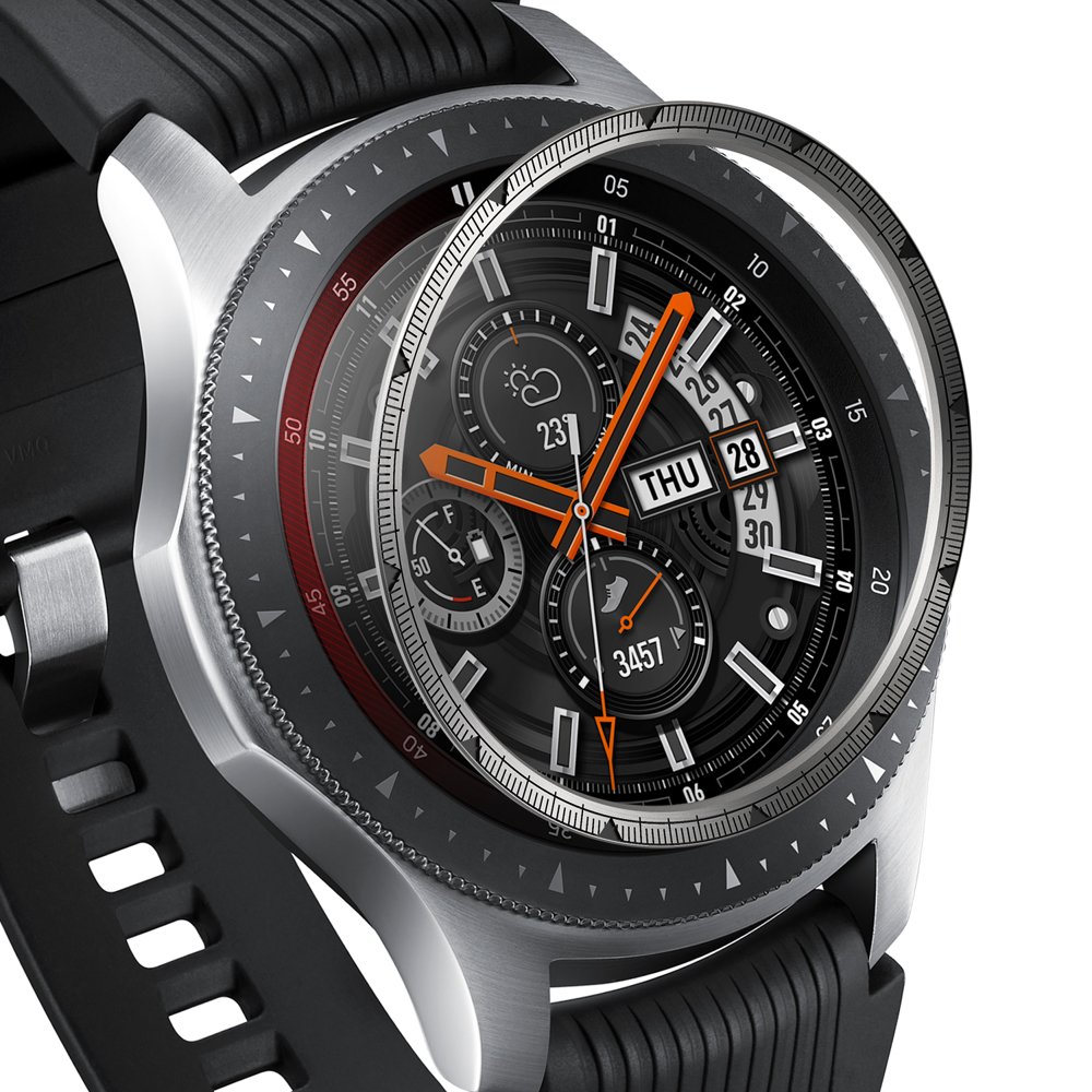 Ringke Samsung Galaxy Watch 46mm / Gear S3 káva díszelem ezüst színben (RGSG0055)