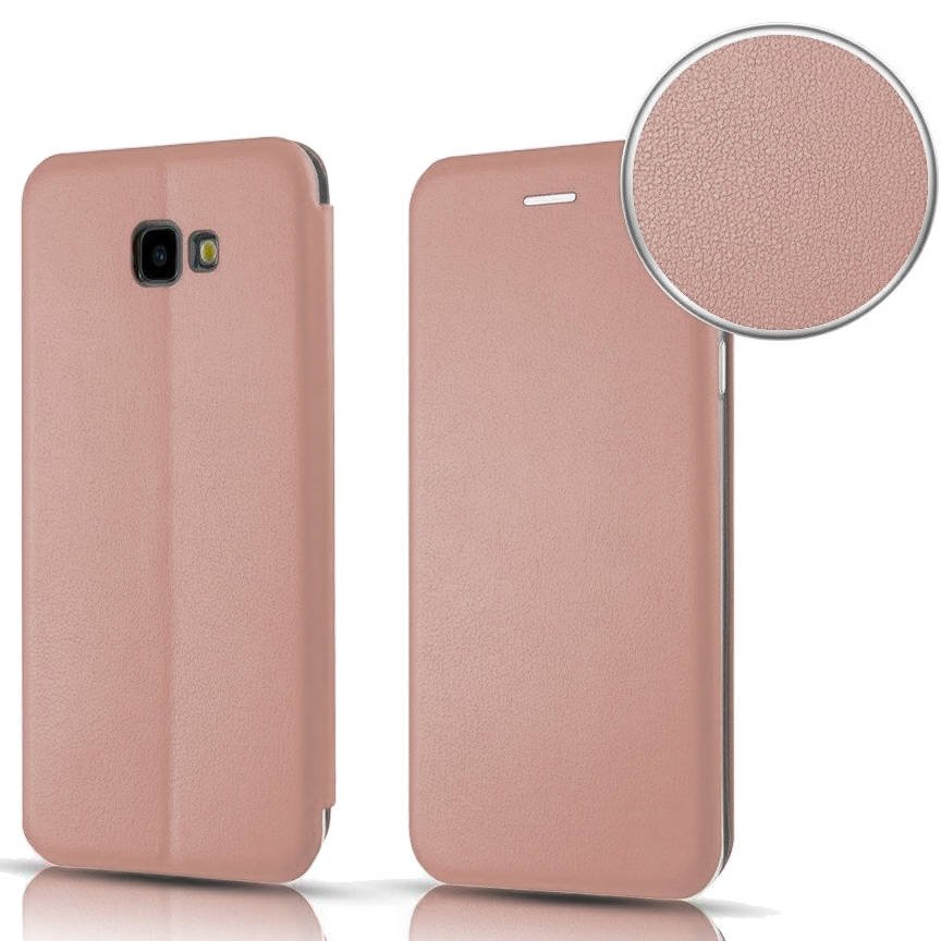 Elegance fliptok Samsung A21 light pink