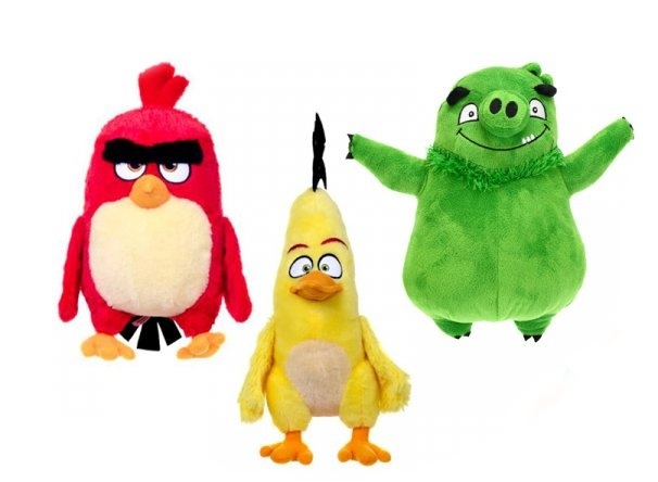 Angry Birds plüssfigura 22 Cm zöld malac plüss
