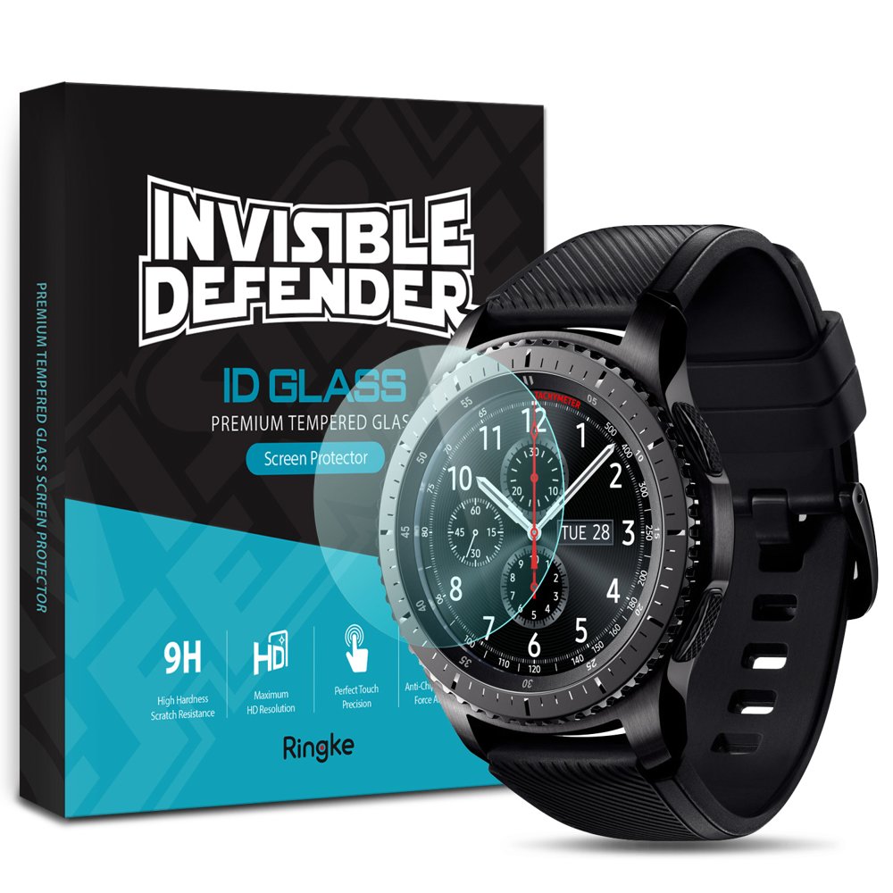 Ringke Samsung Galaxy Watch 46mm / Gear S3  4x ID edzett üveg védőfólia (IGSG0011-RPKG)