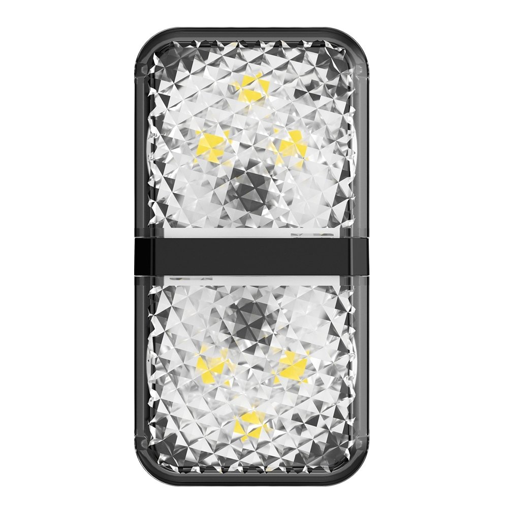 A Baseus nyitott ajtó figyelmeztető LED-es lámpa autóba fekete (CRFZD-01)