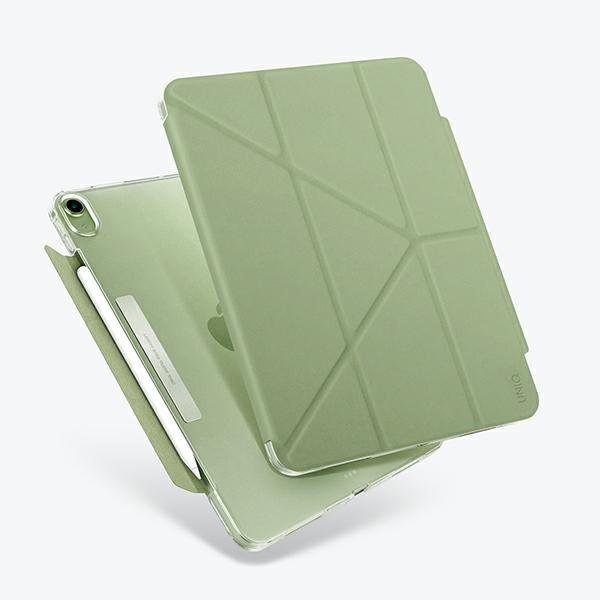 UNIQ Camden tok iPad Air 4 2020 / 5 2022 zöld (Antimikrobiális bevonattal)