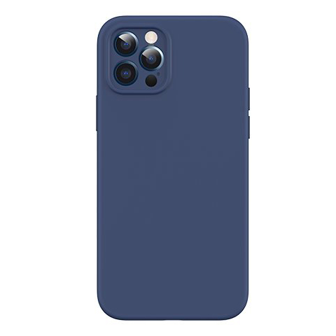 iPhone 12 USAMS US-BH729 MagSafe Liquid Silicon tok kék