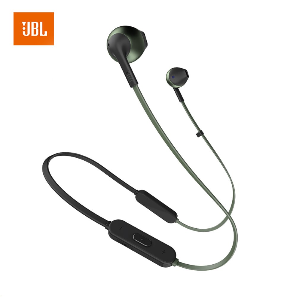 JBL T205BT Bluetooth vezeték nélküli fülhallgató zöld