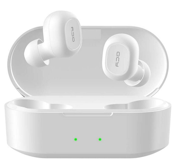 QCY T2C TWS BassFix Vezeték nélküli fülhallgató Bluetooth 5.0 fehér