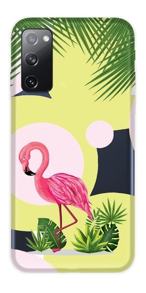 Samsung S20 FE Casegadget flamingó mintás tok