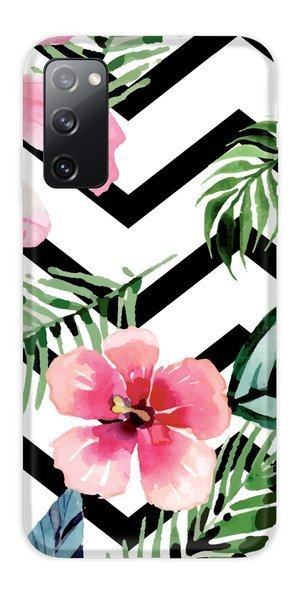 Casegadget trópusi virágmintás tok Samsung S20 FE