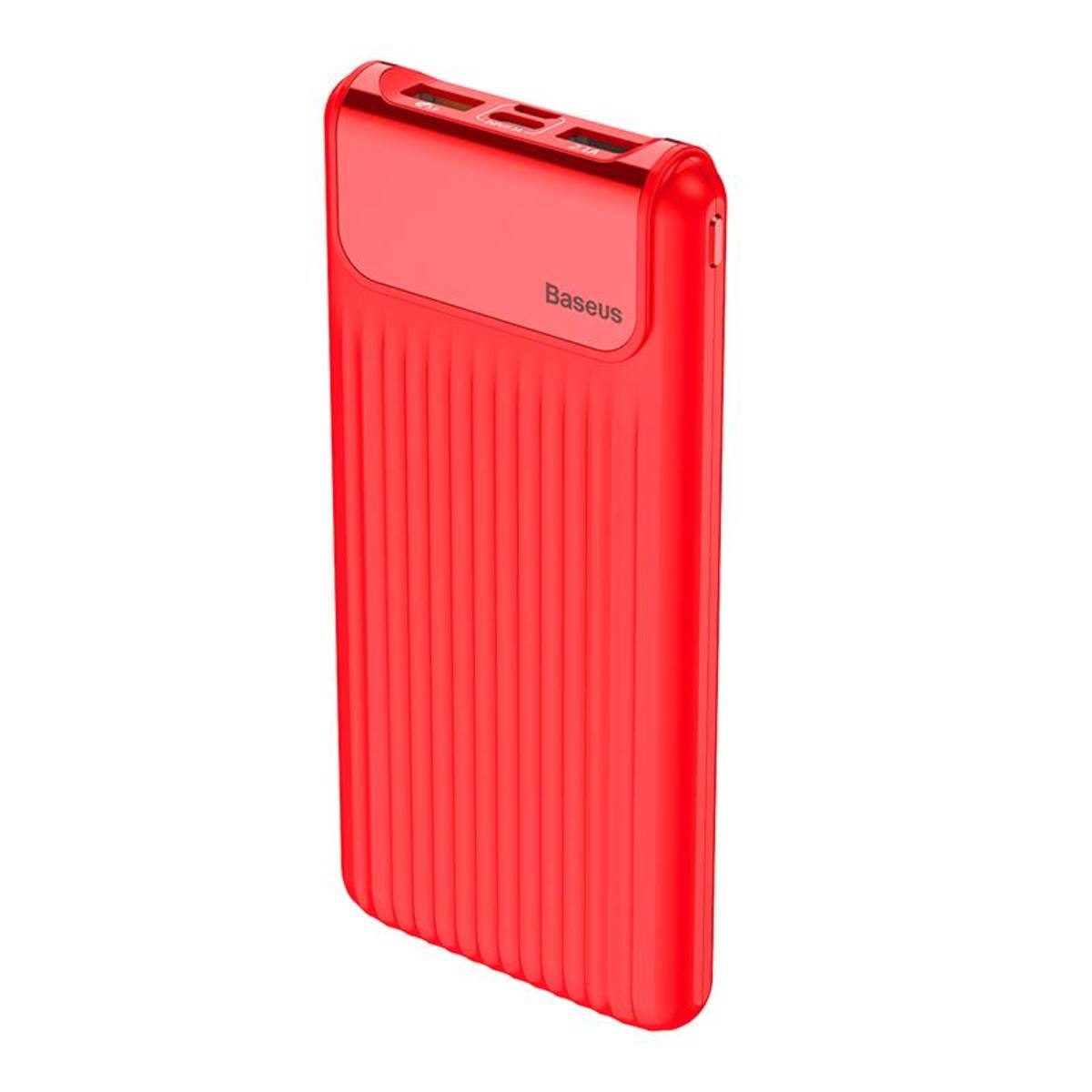 Powerbank 10000 mAh piros Baseus Thin Digital  (PPYZ-C09)