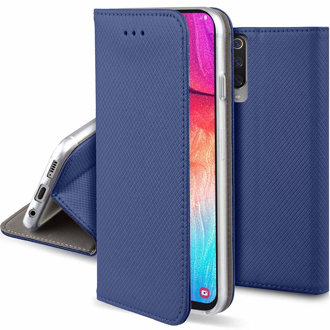 Mágneses fliptok OPPO A15S / A15 / A35 sötétkék