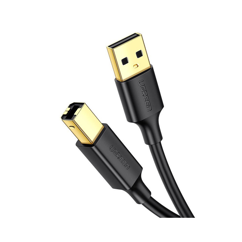 Ugreen US135  USB-A - USB-B nyomtató kábel 1m fekete