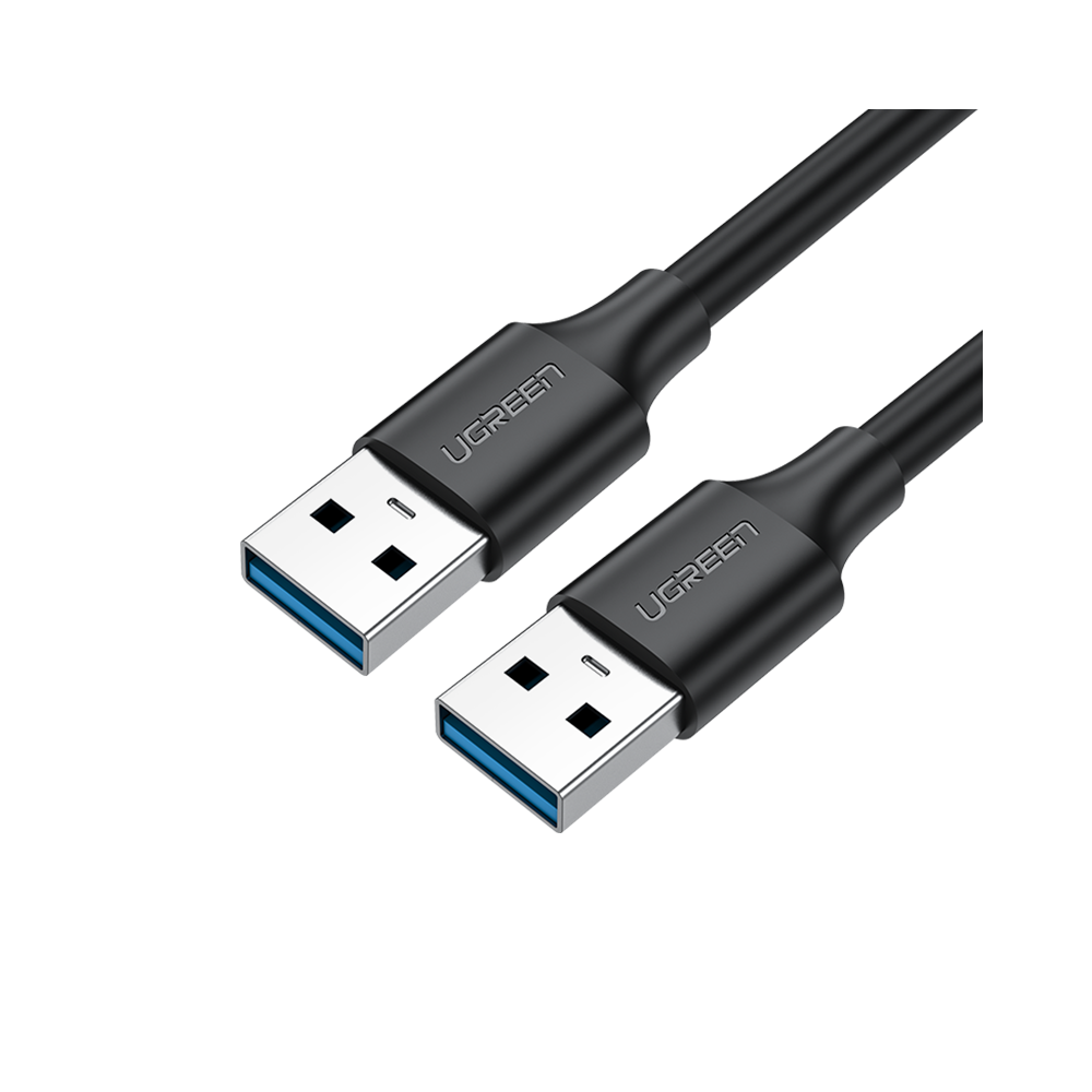 Ugreen USB-A 2.0 - USB-A 2.0 kábel 0.25m fekete (US128)