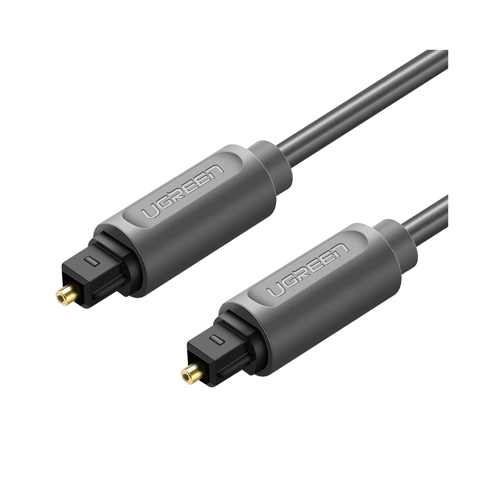 Ugreen Toslink SPDIF optikai audio kábel alumíniummal 1.5m szürke (AV122)