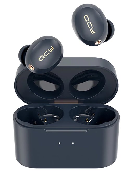 QCY HT01 ANC TWS Bluetooth vezeték nélküli fülhallgató sötétkék