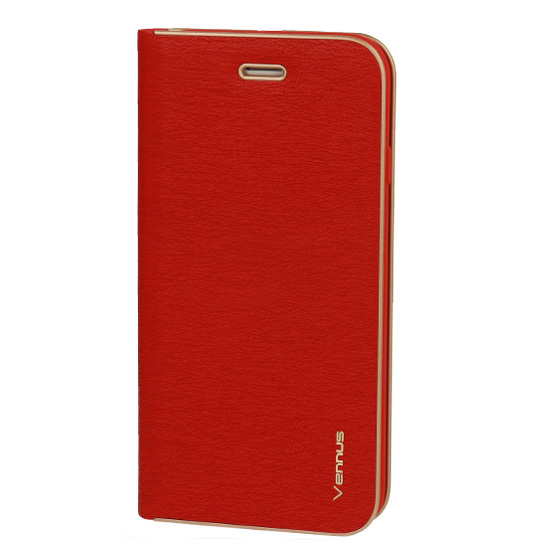 Samsung A72 5G Vennus Book fliptok piros