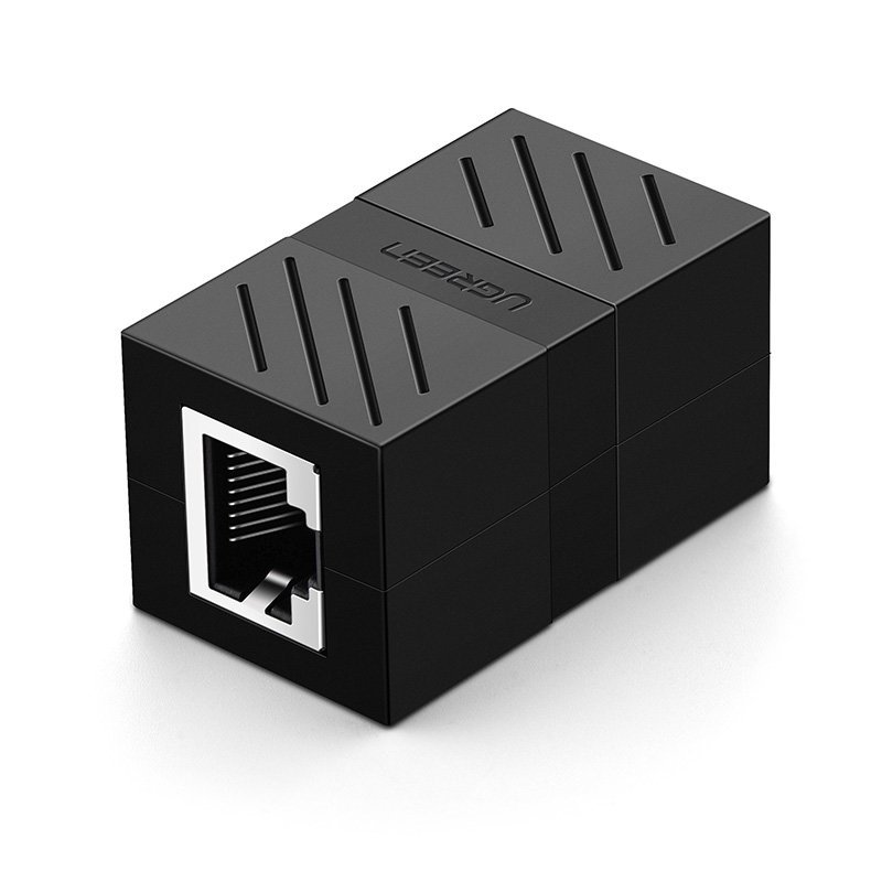 UTP Hálózati kábel hosszabbító adapter RJ45 10Gbps fekete Ugreen  (NW114 20390)