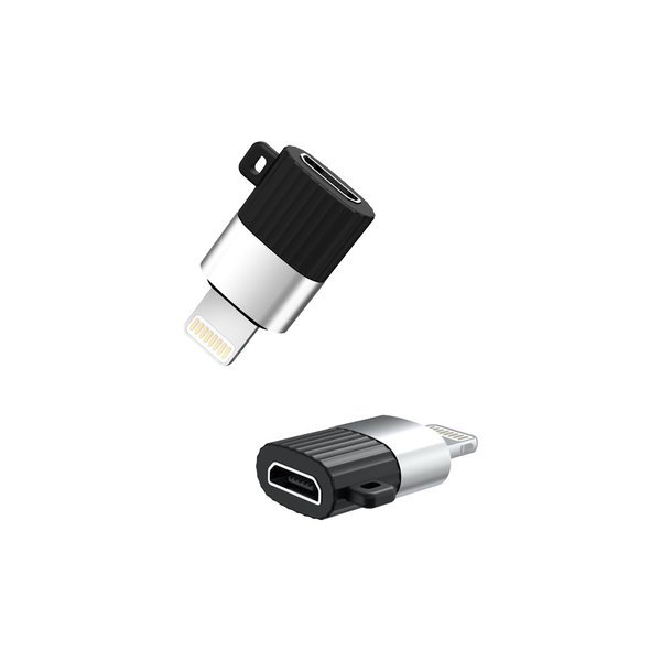 XO NB149-B Micro USB - Lightning átalakító adapter fekete