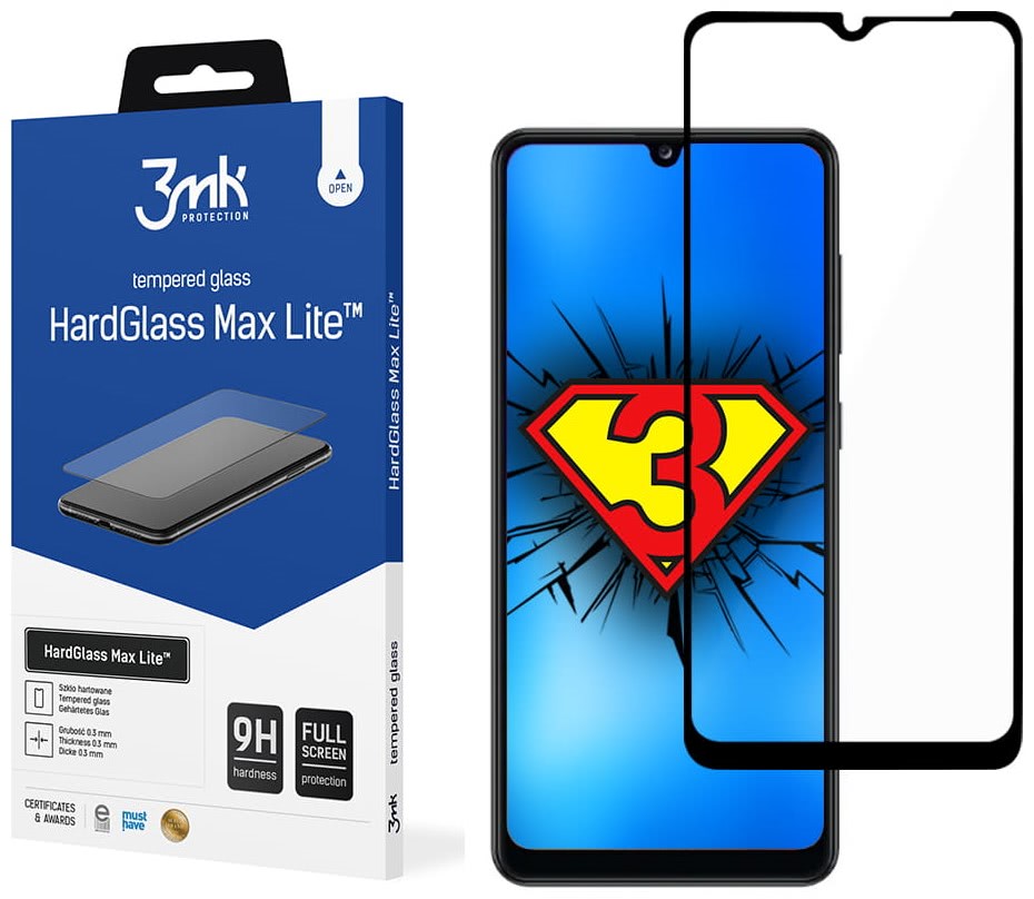 3MK Hardglass Max Lite Samsung A32 4G üvegfólia