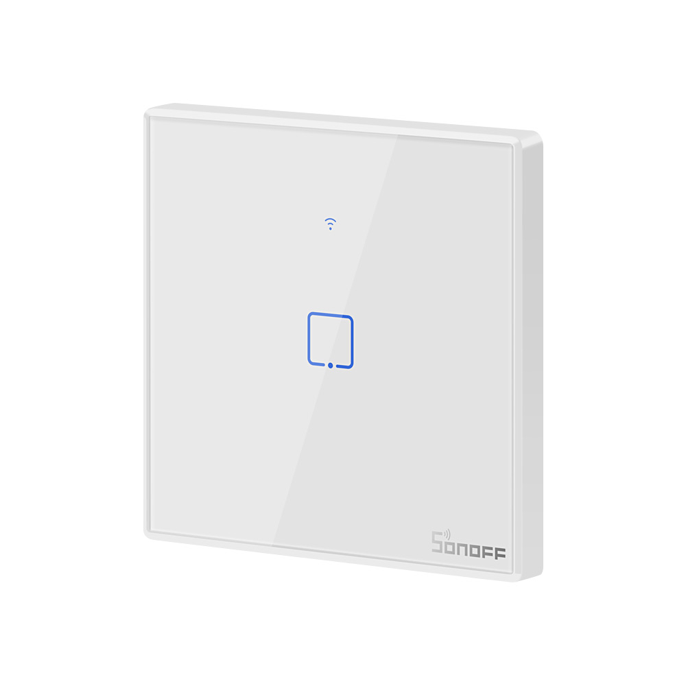 Sonoff T2EU1C-TX 1xcsatornás WiFi okos kapcsoló fehér (IM190314015)