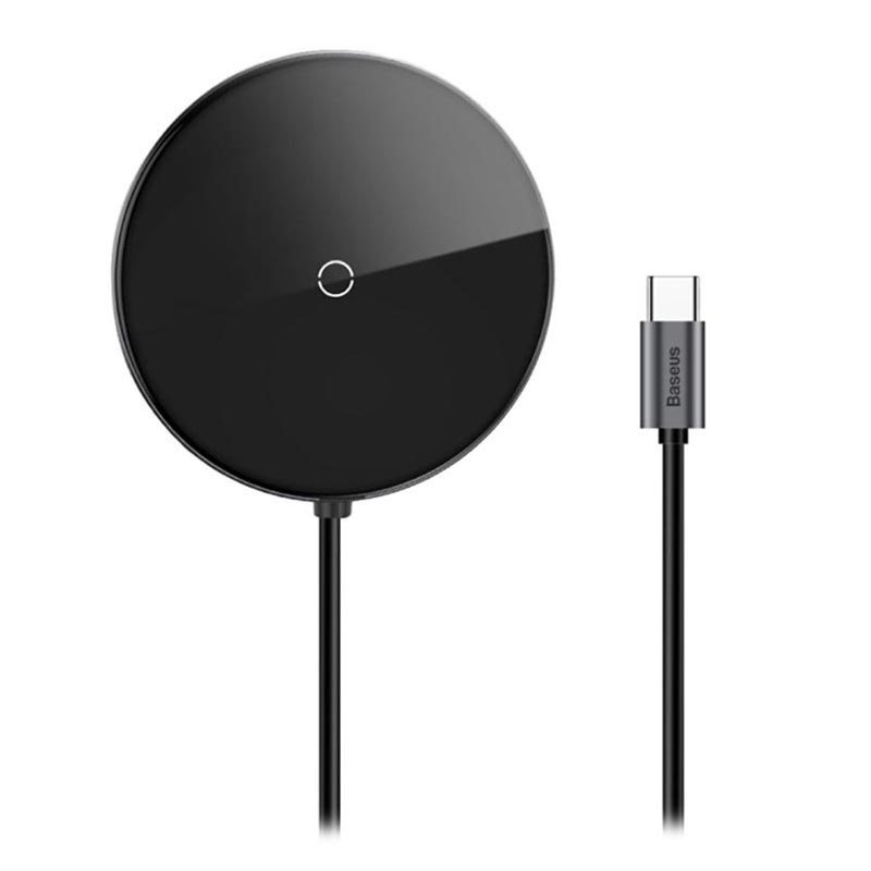 Baseus Circular Mirror vezeték nélküli 10W Qi gyorstöltő és USB HUB adapter szürke (WXJMY-0G)