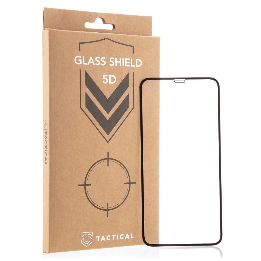  iPhone 11 Pro Max Tactical Shield 5D kijelzővédő üvegfólia fekete