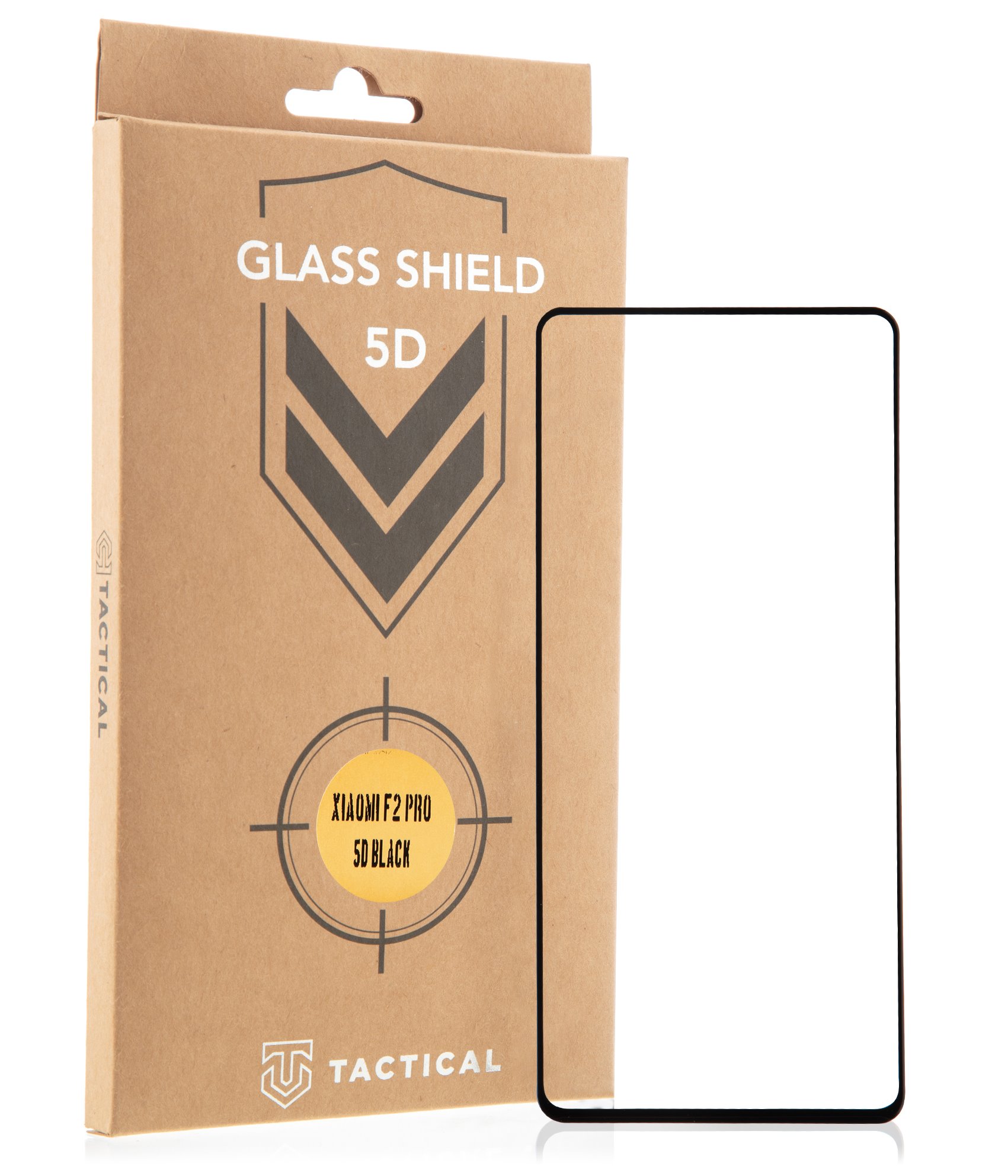 Tactical Shield 5D kijelzővédő üvegfólia Xiaomi Poco F2 Pro fekete