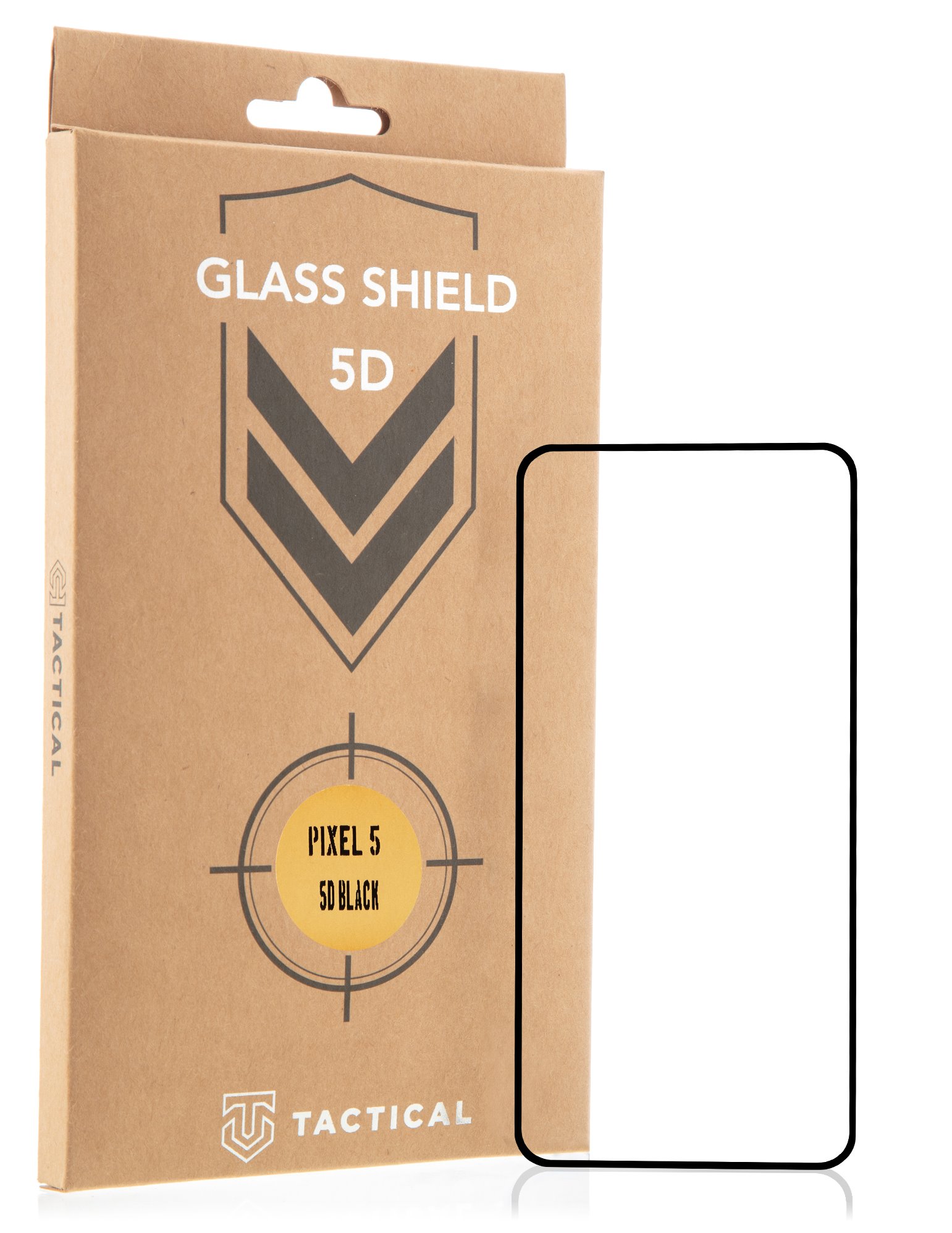 Tactical Shield 5D kijelzővédő üvegfólia Google Pixel 5 fekete