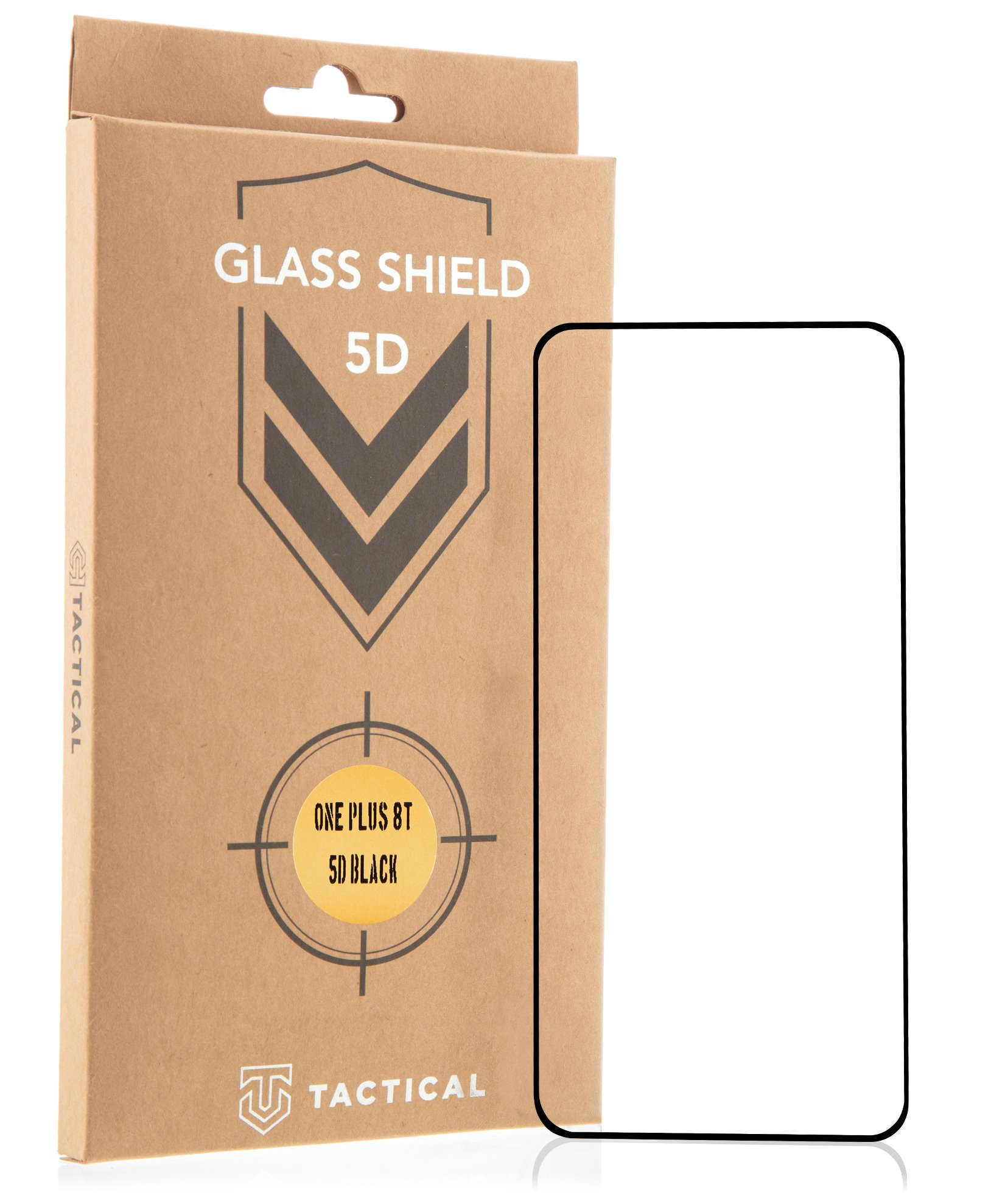 Tactical Shield 5D kijelzővédő üvegfólia OnePlus 8T fekete